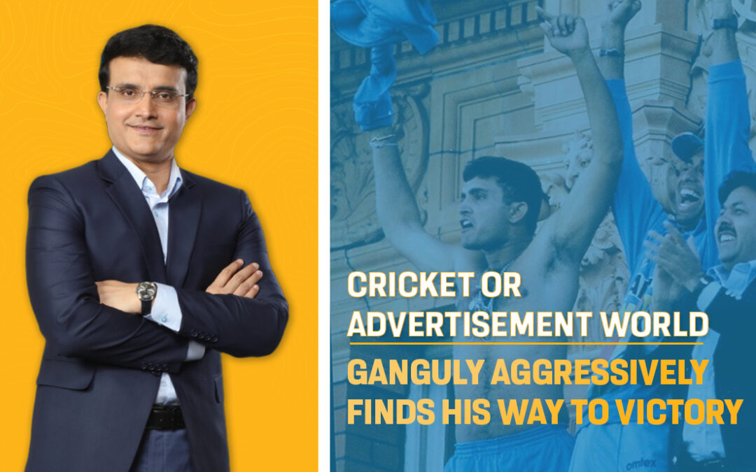 Cricket or Advertisement World, Ganguly Aggressively Finds His Way To Victory